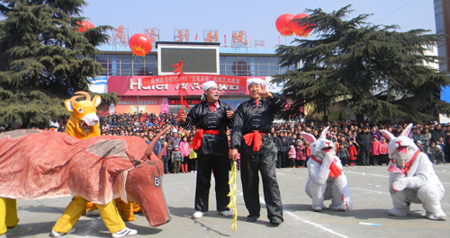 正月十五鬧元宵，屈村社火鬧鶴城