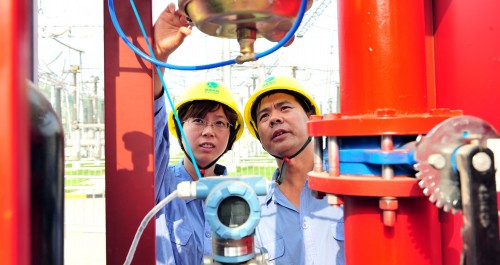 商洛供電局330千伏張村變把預防火災放在首位