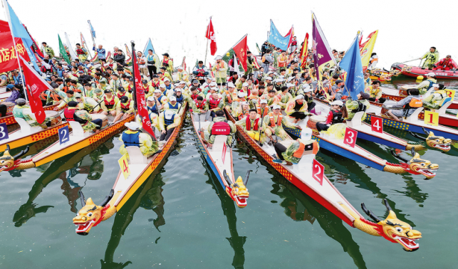 飛槳逐浪 龍舟競渡